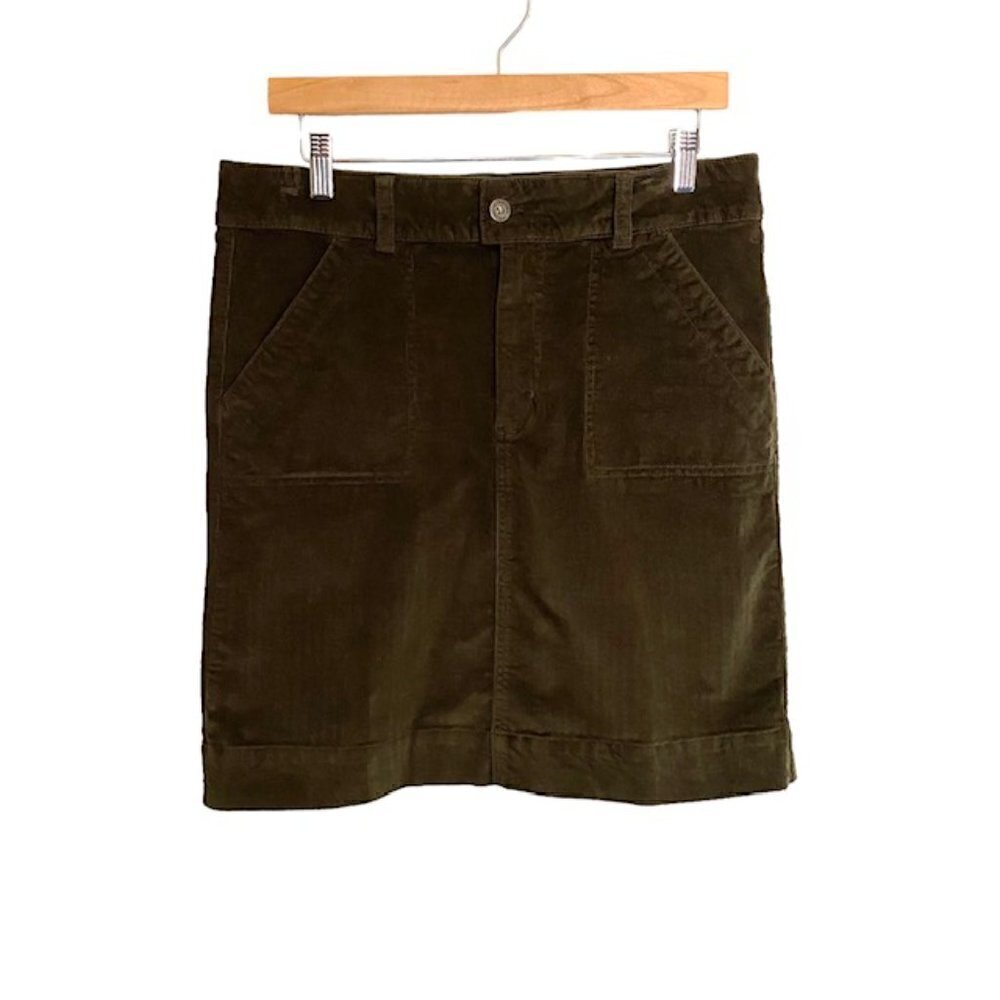 Carhartt Olive Corduroy Skirt 8